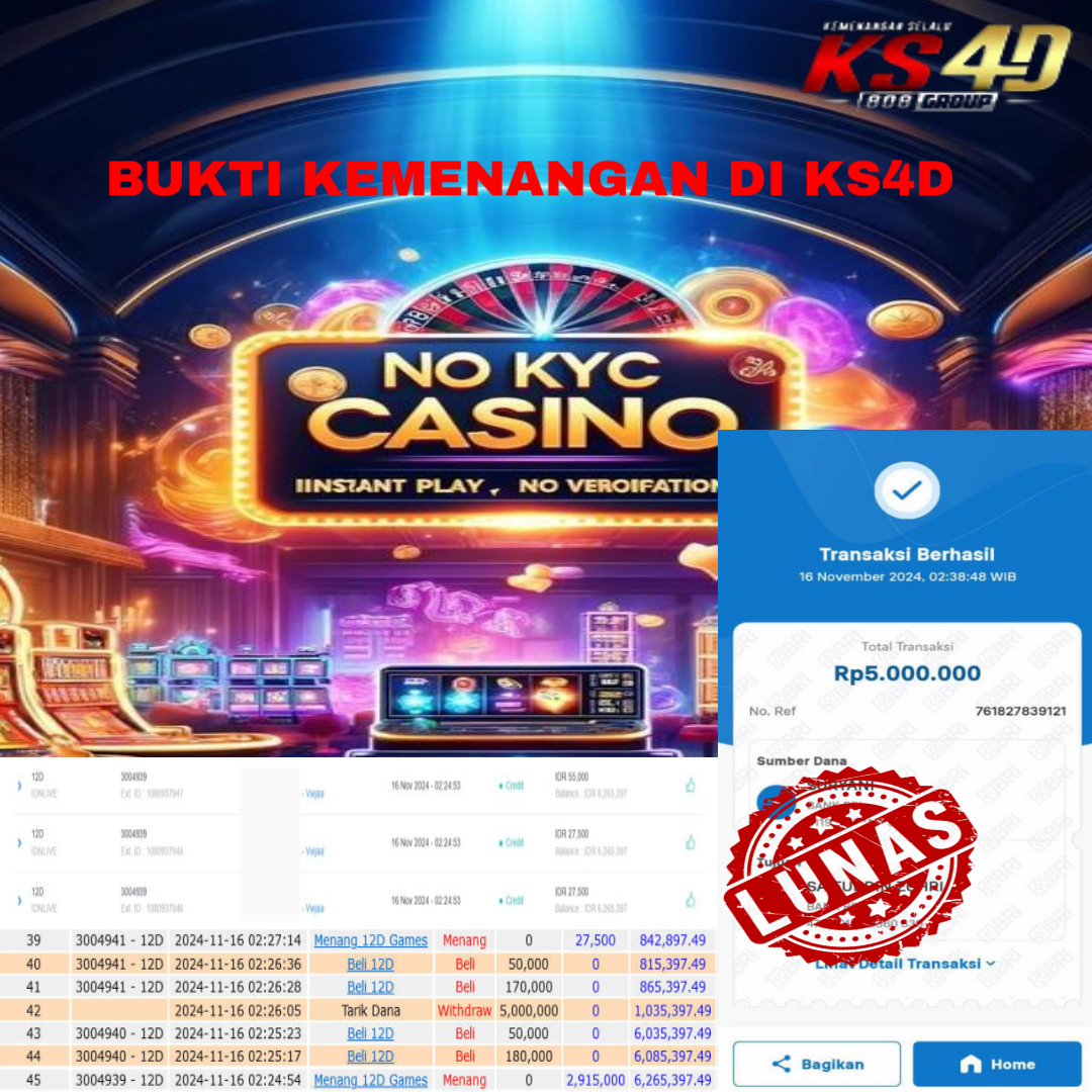 BUKTI KEMENAGAN PERMAINAN ROULETTE 16 NOVEMBER 2024